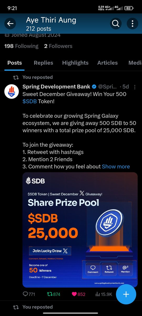 thiri18296's tweet photo. @SpringDevBank @AbbeyA7247 @anekwePete31570 
Good luck 😌 https://t.co/n5XLNJIPPe