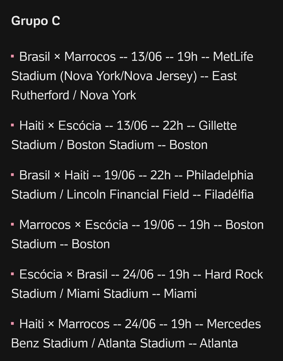 Se teve gente que ia achar que nos jogos do Brasil na Copa iam parar o trabalho,fazer churrasco e ir pra casa mais cedo,se lascaram. Todos os jogos serão a noite kkkk #CopaDoMundoFIFA