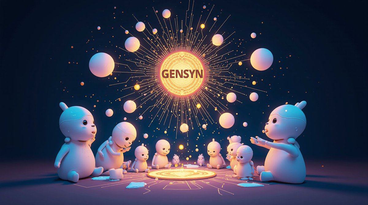 From tiny backyard compute rigs to massive industrial GPU farms, every provider finds a place in <a href="/gensynai/">gensyn</a>  glowing universe 
a network where size doesn’t matter contribution does 
Together they sit, share, learn and power the future of decentralized AI turning every small spark