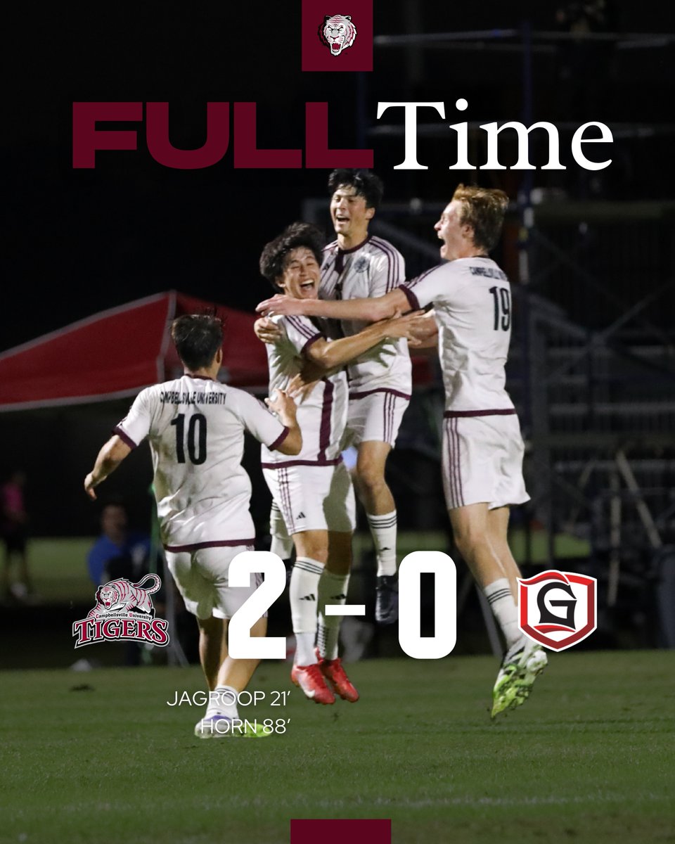 FULL TIME | The Tigers take the NCCAA Championship with a 2-0 victory against the Lancers!

#️⃣ #TigerUp