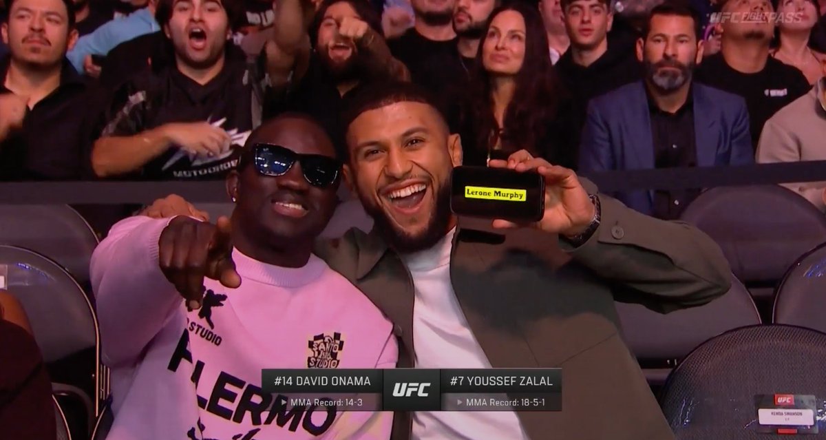 Youssef Zalal made the most of his screentime at #UFC323 😅