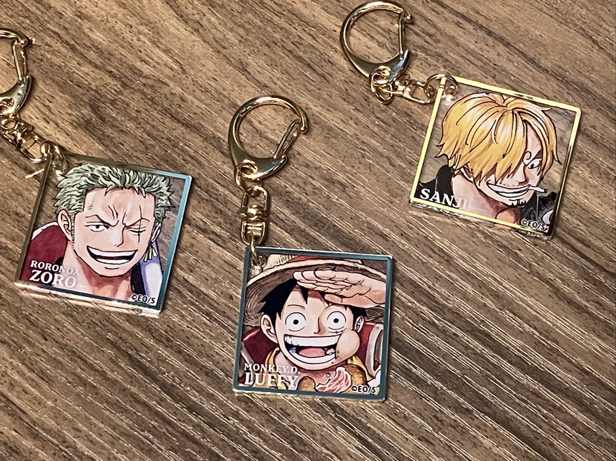 おすすめ商品】原画商品 『ONE PIECE』色紙風アクリルキーホルダー