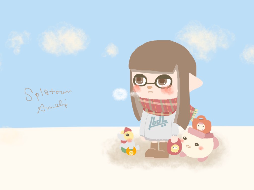 寒いけどいい天気だね( ꒪⌓꒪)ﾎﾞｰ⋆*