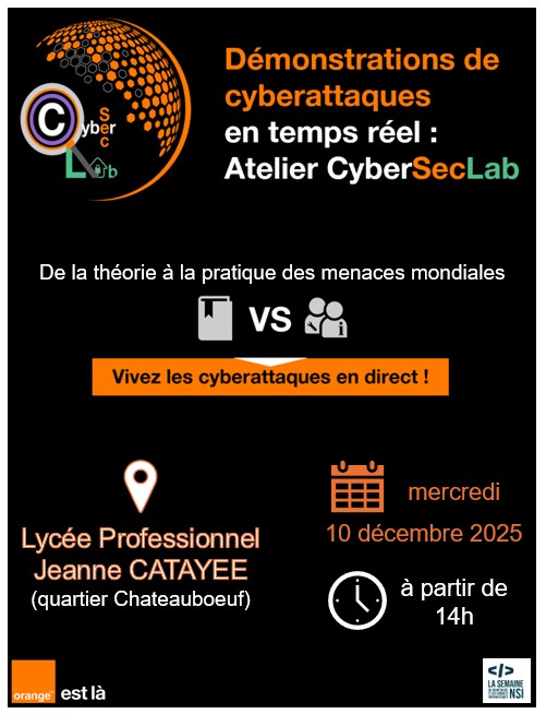 PepinCelestin's tweet image. #Semainedunumerique
Atelier de démonstrations de cyberattaques en temps réel. A déguster sans modération. Il faut être là le mercredi 10 à 14h.
@LPCateayee