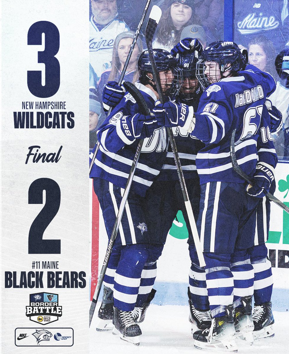 UNHMHOCKEY's tweet photo. BORDER BATTLE 🧹🧹🧹

The last sweep by the Wildcats at Alfond was Feb. 8-9, 2008.

See you next Sunday at the Whitt vs. the Big Green!

Tickets ➡️ https://t.co/78GnQ3Ohe8

#BeTheRoar https://t.co/rtCRsFGGus