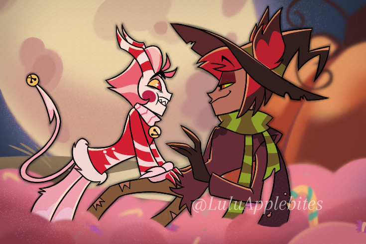 LuluApplebites's tweet photo. Murray Christmas #radioapple #alastorxlucifer #Alastor #LuciferMorningstar #Holidaze might do more ๐ https://t.co/IGqMwGL6Iq