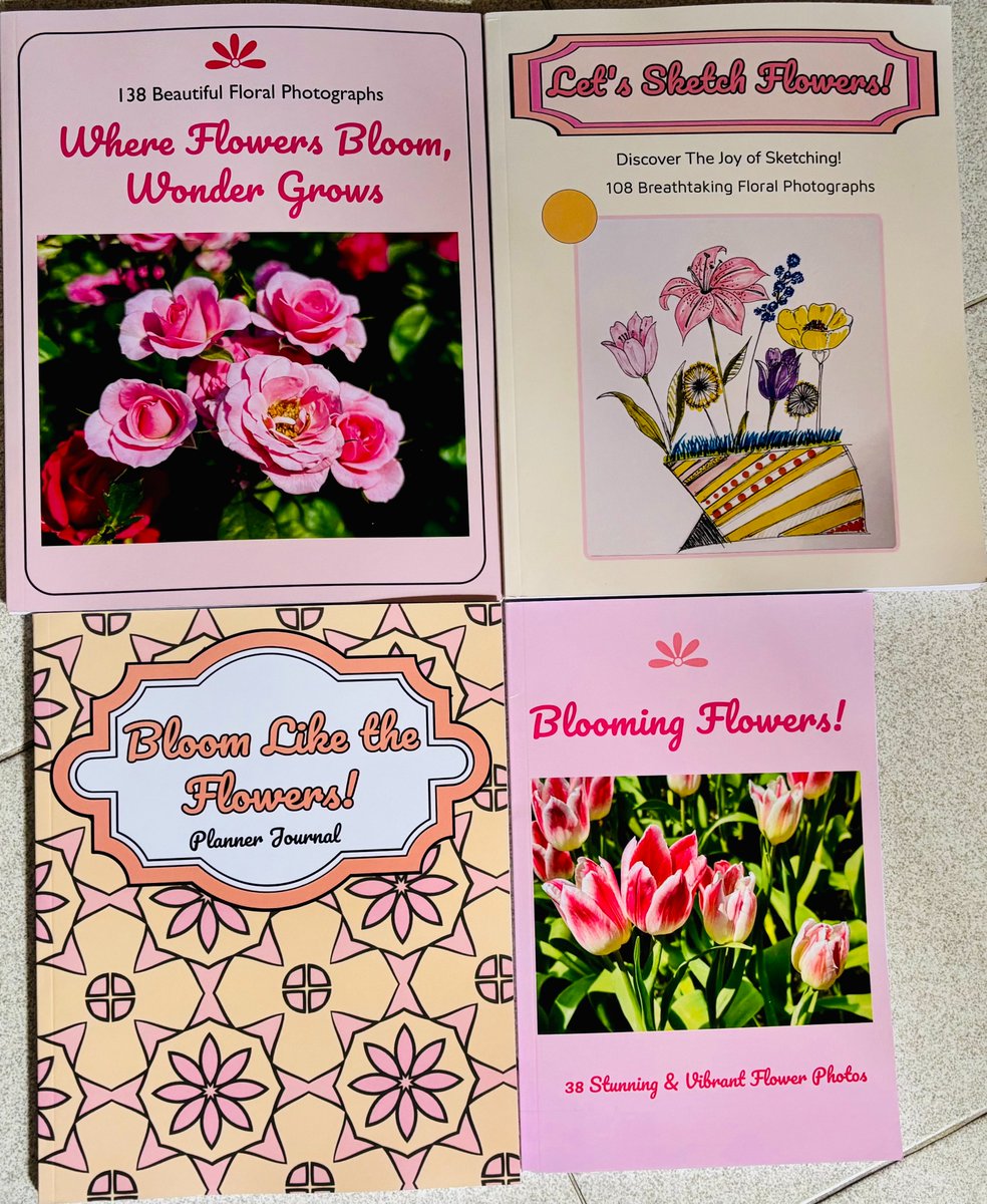 Cloverstar81's tweet photo. Blooming Flowers and Arts: My Published Books Finally Arrived!: #books #amazon #flowers #arts #sketch #photographybook #weeklyplanner https://t.co/we5quF0SjS https://t.co/5GDwVHEZLs
