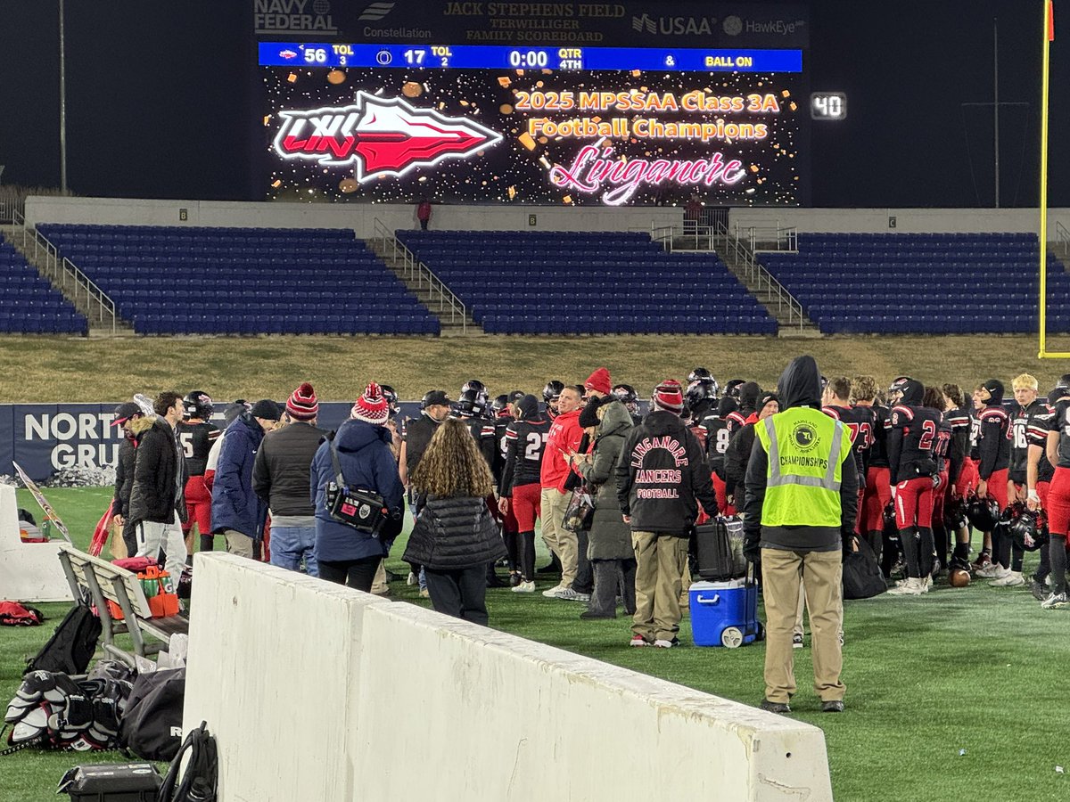 LHS Varsity Football are the new State Champs. #LHSLeads