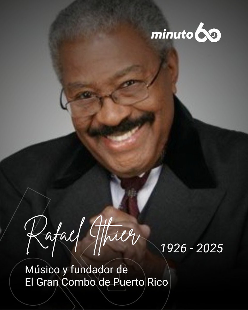 #Mundo | Falleció Rafael Ithier, fundador y director musical del Gran Combo de Puerto Rico