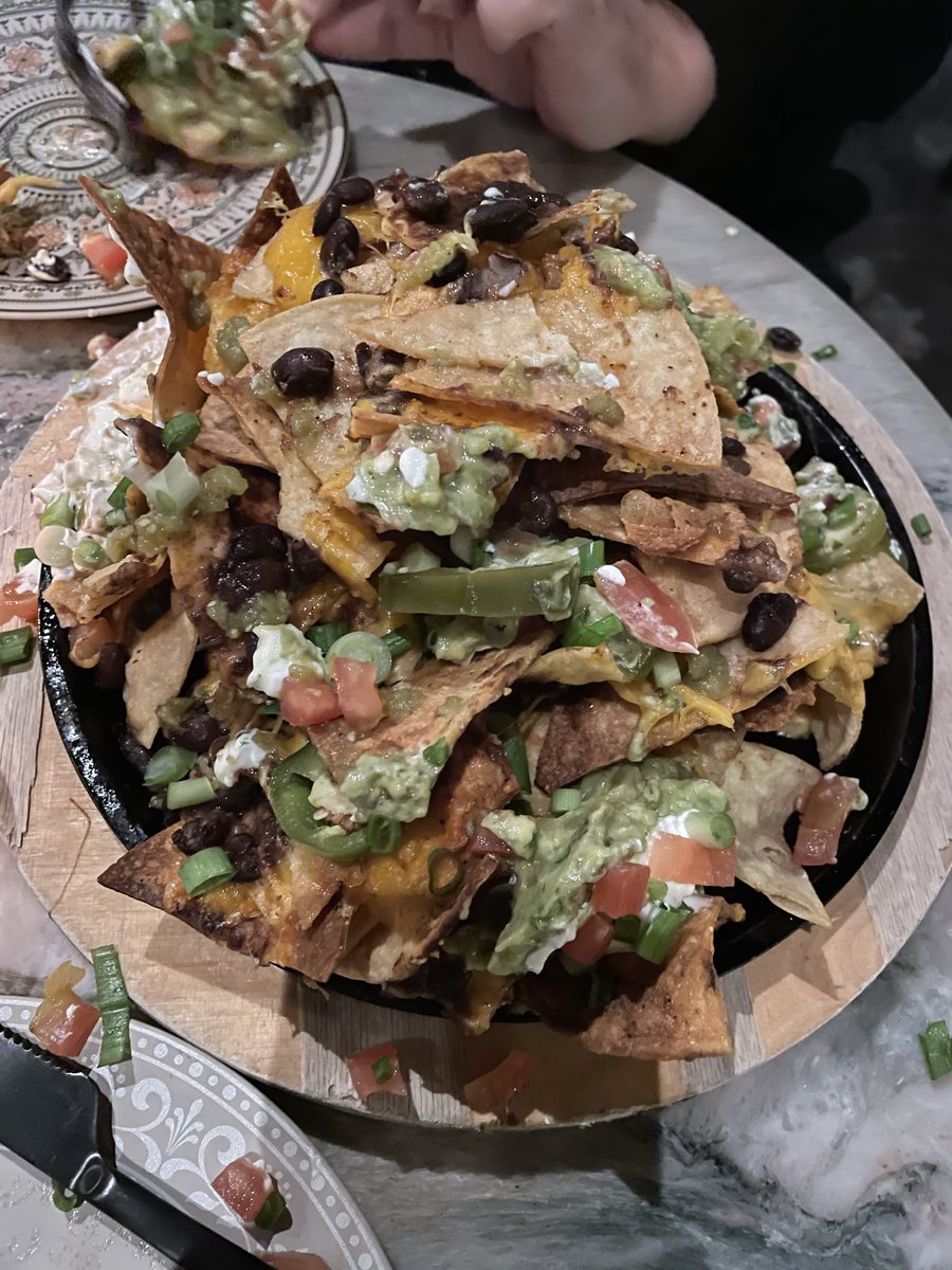 Rick just confided that he’s had the sour cream side of the nachos for his whole time. #truelove