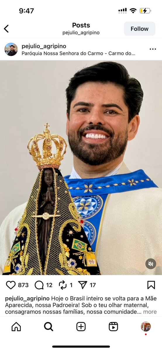 Sachinettiyil's tweet image. Young Brazilian Catholic priest Júlio César Agripino has passed away at just 38 years old.

Info: G1