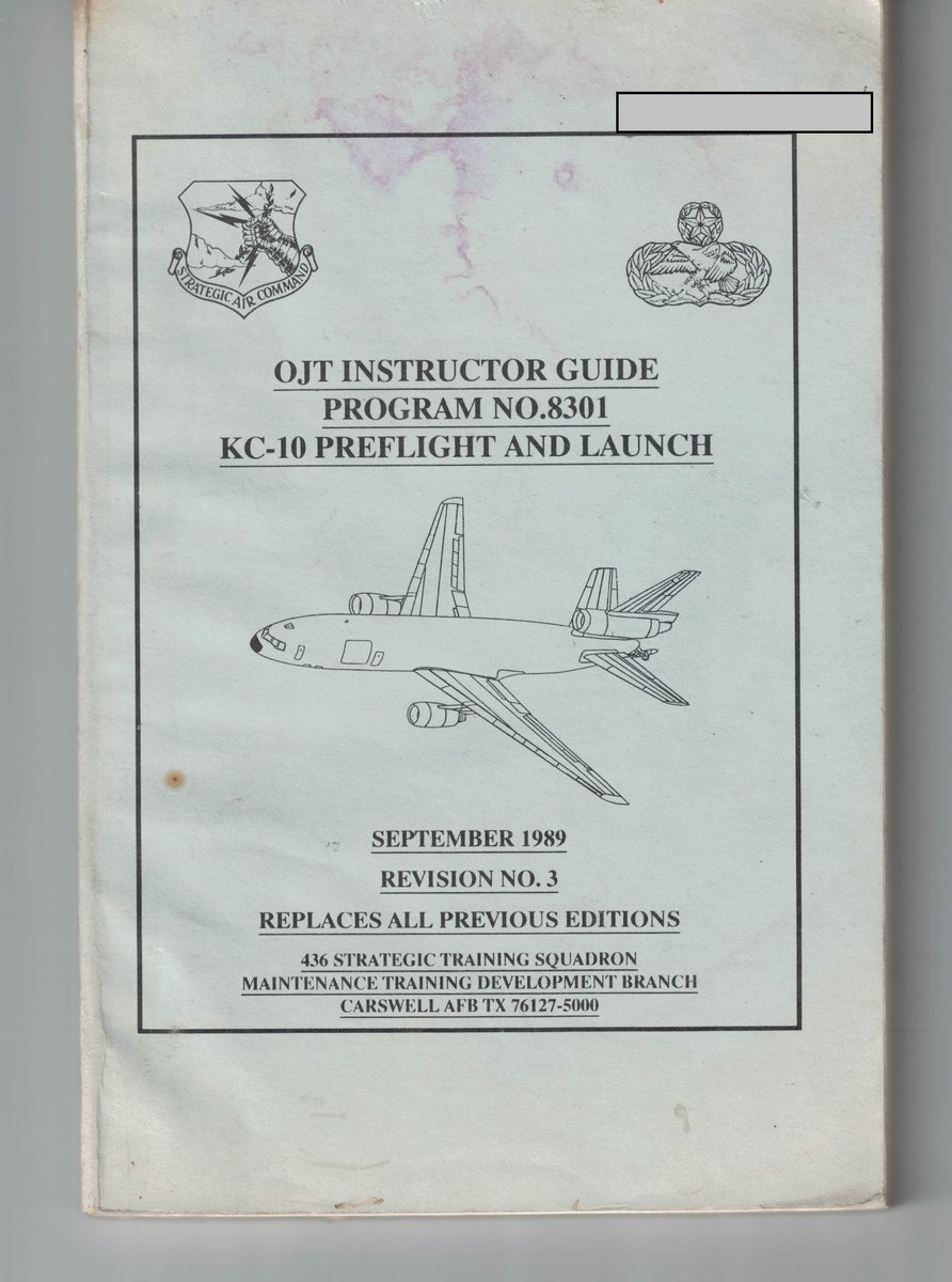 This training manual detailed key inspections for the new crew chiefs and ensured safe flight operations.