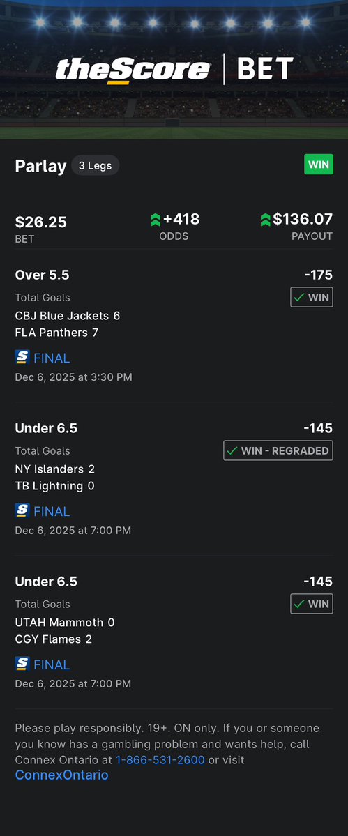 +418 ✅

<a href="/shmu66bets/">Shmu66Bets</a> has hit a totals play 3 of the last 4 days! 🔥