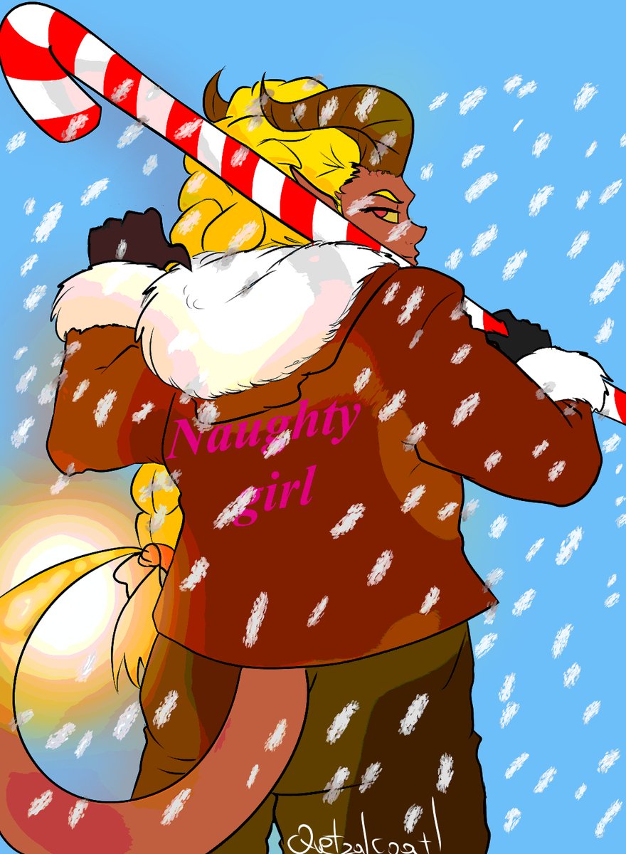 Quetzal06394171's tweet photo. it's that time of the year and she know it.
you must be nice this year...
#TheLoudHouse #lilycoln #laniloud #Christmas2025 #oc https://t.co/dgPHDLTahg