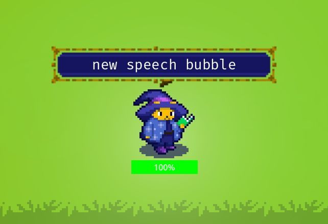 Typomagicalの12月はビジュアル強化月間…！
呪文が表示されるフキダシを魔法感があるものに変えてみた👁️‍🗨️
まだコードは触ってないので、ここからもう少し調整します！

#スーパー開発デー #ゲーム制作 #インディーゲーム