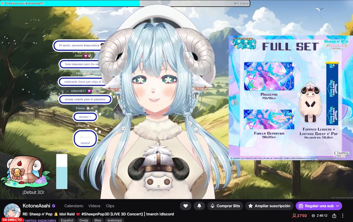 Muchas gracias a la gente que ayer vino a re-experimentar el concierto de <a href="/KotoneAsahi/">Asahi Kotone 🐑 🌼【 VPromise 】</a>. ¡Y a aquellos que lo experimentaron por primera vez también!

Muchas personas trabajaron arduamente para que esta primera promesa pueda ser cumplida.

Nuevamente, gracias a @Vshow por el