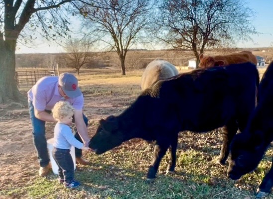 Fun farm time with Conrad.
