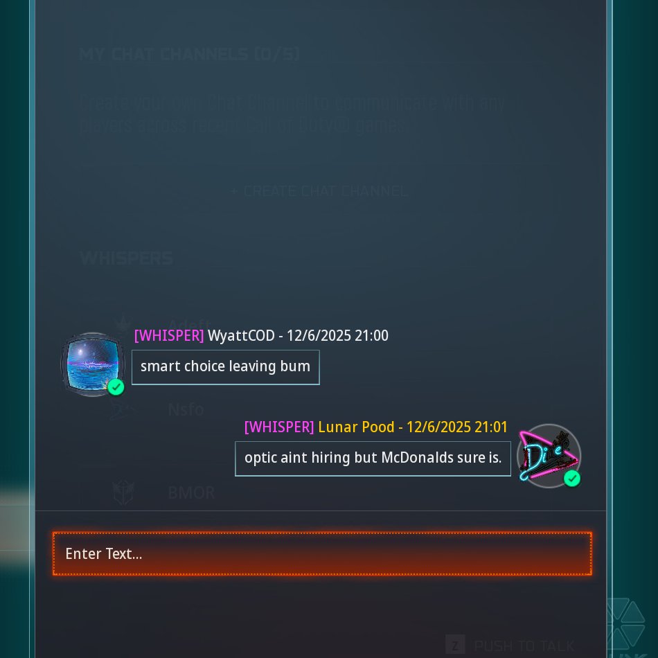 Damn, kids think they're joining OpTic after losing in a pub. CRAZY