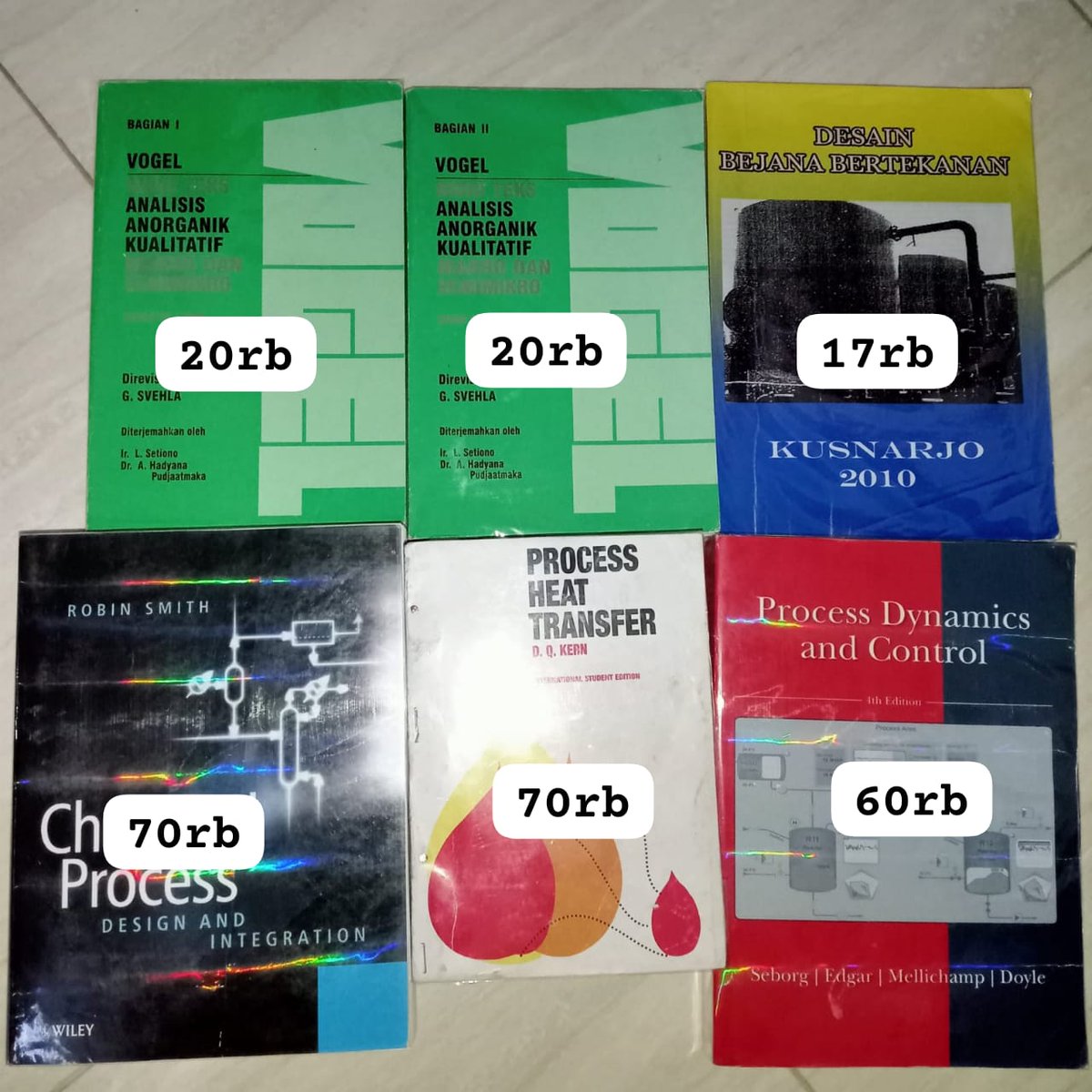studyyeuu's tweet image. PRELOVED BUKU TEKNIK KIMIA 
.
.
.
#its #tekkim #preloved #bukutekkim #teknik #kimia #teknikkimia