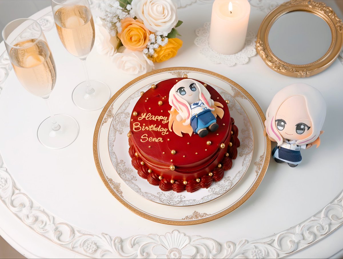 カフェdoll　Pretty カーニバルJSK 　コスプレ　パティシエ　ケーキ 星南さんお誕生日おめでとう‼️🎉 パティシエさんに作って頂いた特製の