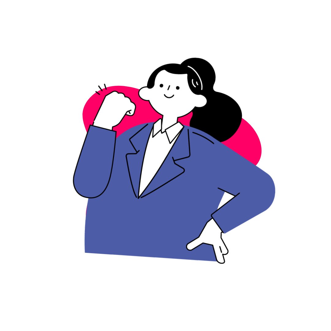 pople_staff's tweet photo. 💼✨ 新しく “ガッツポーズのビジネス女性” のイラストを追加しました。

前向きな雰囲気を出したい資料・SNS・ブログなどで使いやすいテイストです。
フリーでご利用いただけます◎
（※DL先はこの投稿のリプに載せます💪🦾）

#フリーイラスト #イラスト素材 #pople https://t.co/98XJhTrhbx