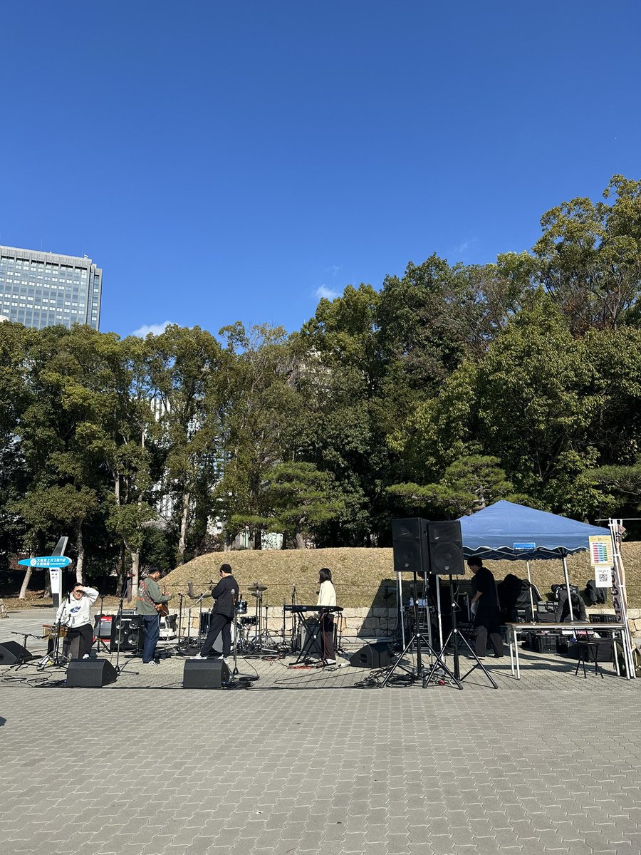 thisissatsuki's tweet image. 大阪城公園着いたぞ！
今日は12:55から！よろしくね！
