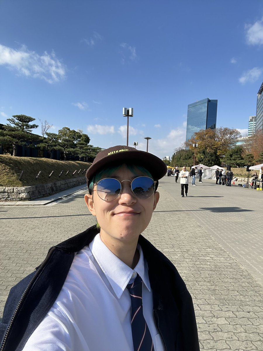 thisissatsuki's tweet image. 大阪城公園着いたぞ！
今日は12:55から！よろしくね！