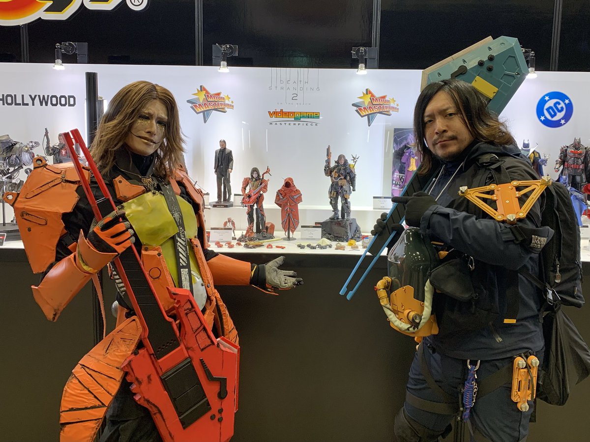 ky0hamabe1001's tweet image. HotToysのサムとヒッグス👍👍
#東京コミコン2025