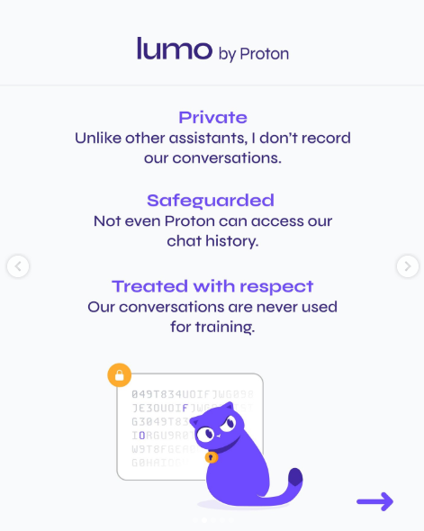 LumoMeme's tweet photo. Lumo is the AI that respect privacy 

Privacy coins send, AI sends, purple cat will send 

$Lumo https://t.co/ZlQACpJhrL