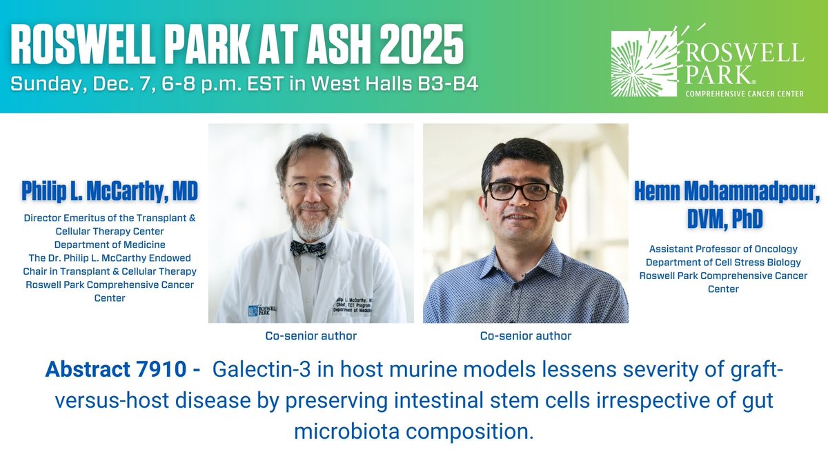 Roswell Park tweet media