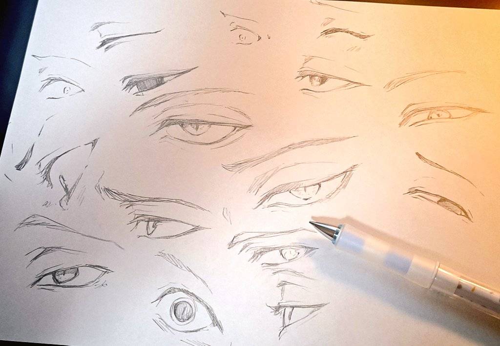 眼だけなんとなく描きたくなる」というよくわからん謎の発作が起こるの