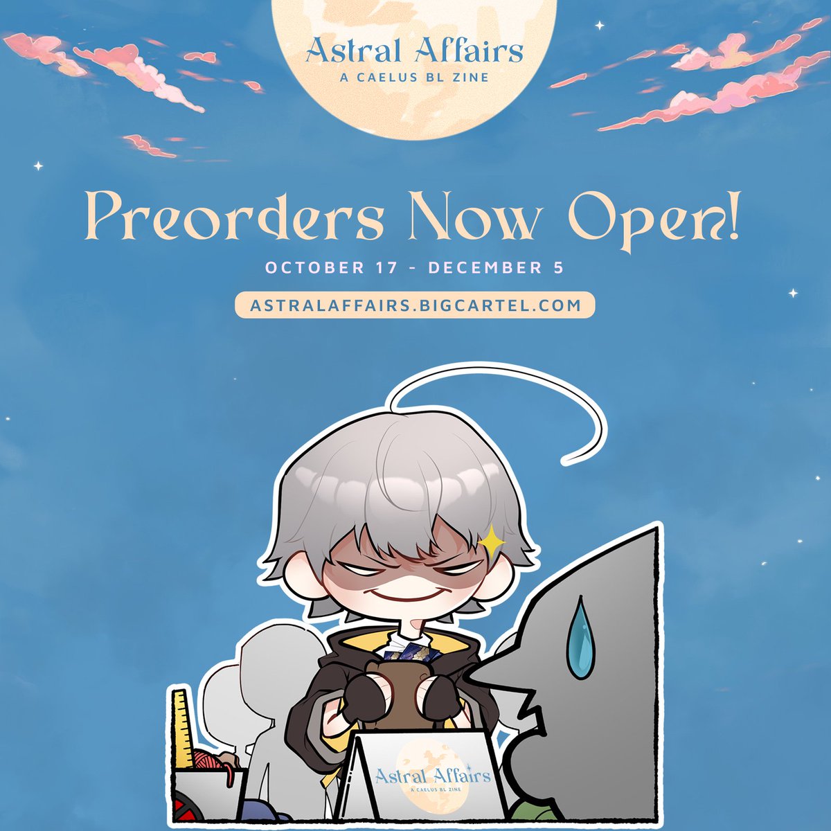 Due to high demand, we are extending our physical orders until Dec 21st GMT-7! 

Please order soon!! 
🛒: astralaffairs.bigcartel.com