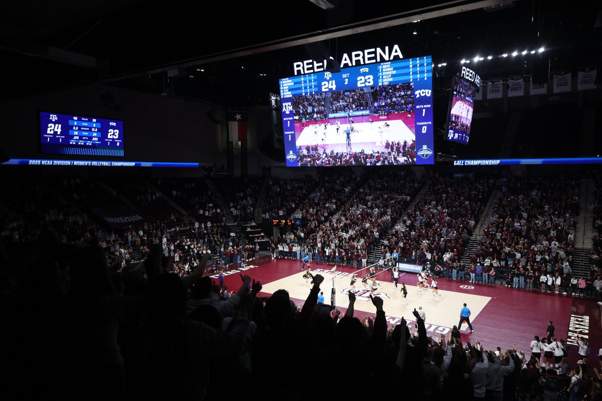 12thMan's tweet photo. NOT. IN. OUR. HOUSE.

@AggieVolleyball fights off six set points to advance to their second straight Sweet Sixteen 👍 https://t.co/j9lzn7P5dm