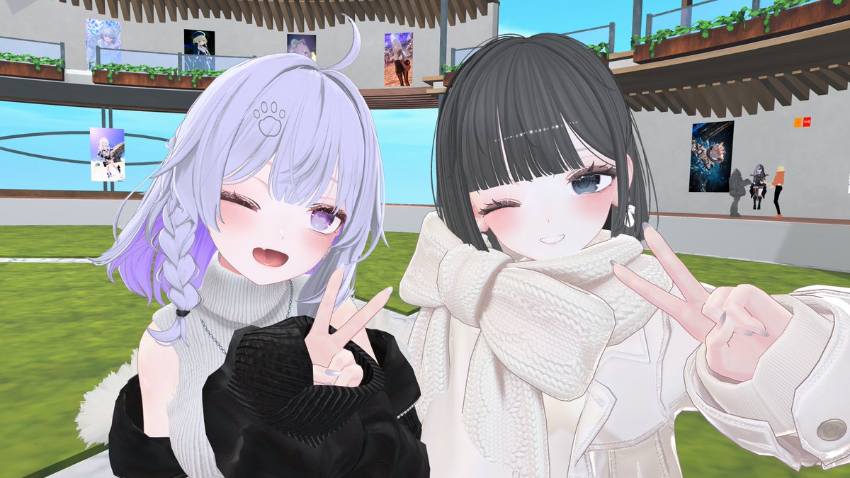 ろくごうさん、椿さん、よつばさん、同じインスタンスでスタッフの