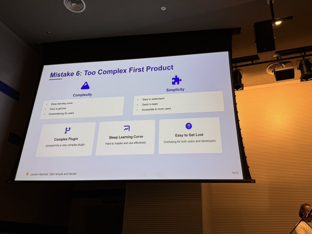 vapvarun's tweet image. Joined the talk “From Zero to Launch: What Not to Do” by Noor Khan. A great breakdown of common mistakes founders make and how to avoid them when launching WordPress products or services.
#WCMY25 #WordPress #WordCamp #FounderJourney #NoCode