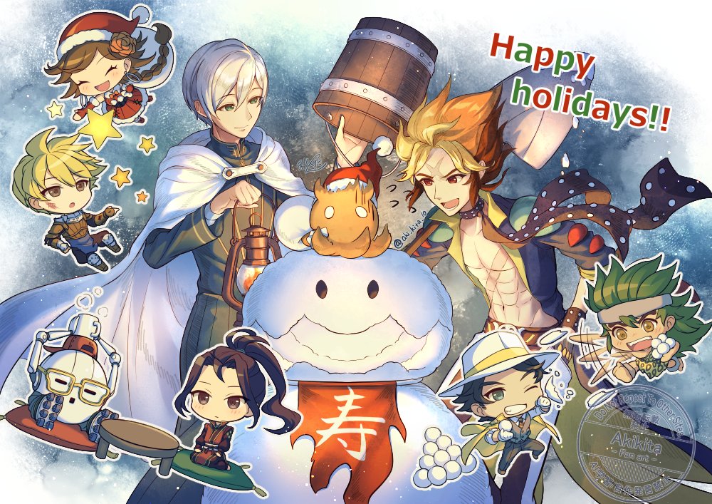 去年浅野チーム年末年始企画に送った絵振り返り！
#オクトパストラベラー2
#ライブアライブ