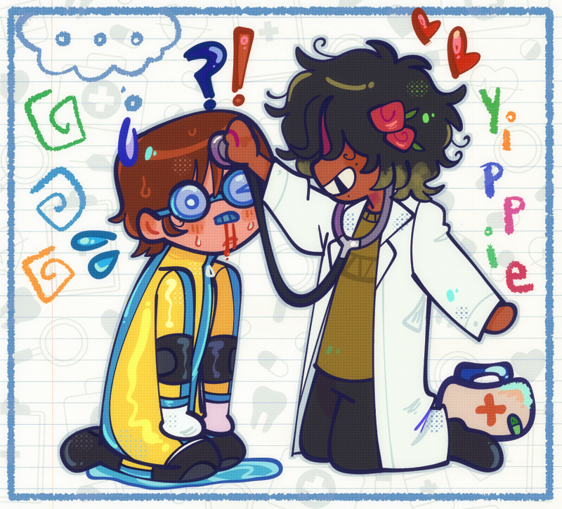 look at herman's doctor bro he's not making it to the next shift 😢
#yumetwt #selfship