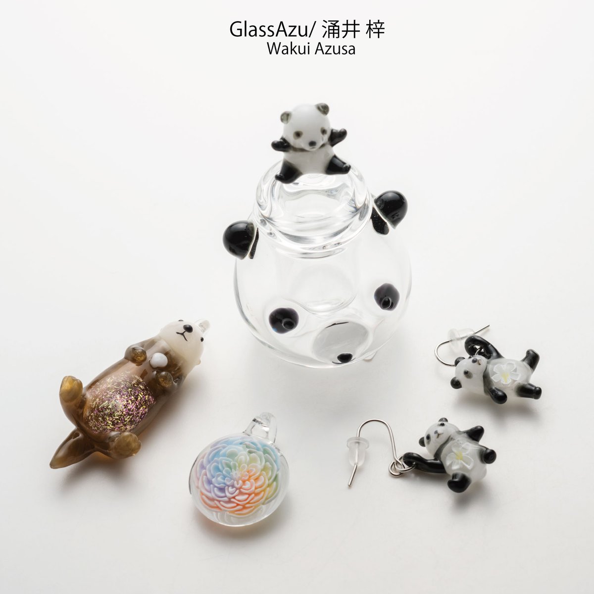 ガラス作家作品　ガラス玉 ☆-WEBSHOP作品掲載のお知らせ-☆ 〇Shoko Yamazaki ガラスの持つ澄ん