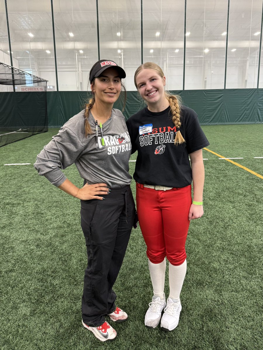 KendalSaffert's tweet image. I had a blast today at the @MSUM_Softball camp!! It was really awesome to meet the coaches and get to know them! Can’t wait to visit again! 

@MNForceImpact @ForceSoftballMN