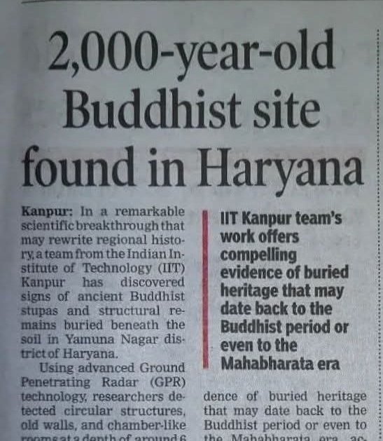 India is a land of Buddha. He is real, unlike the fictional characters from MYTHologies.