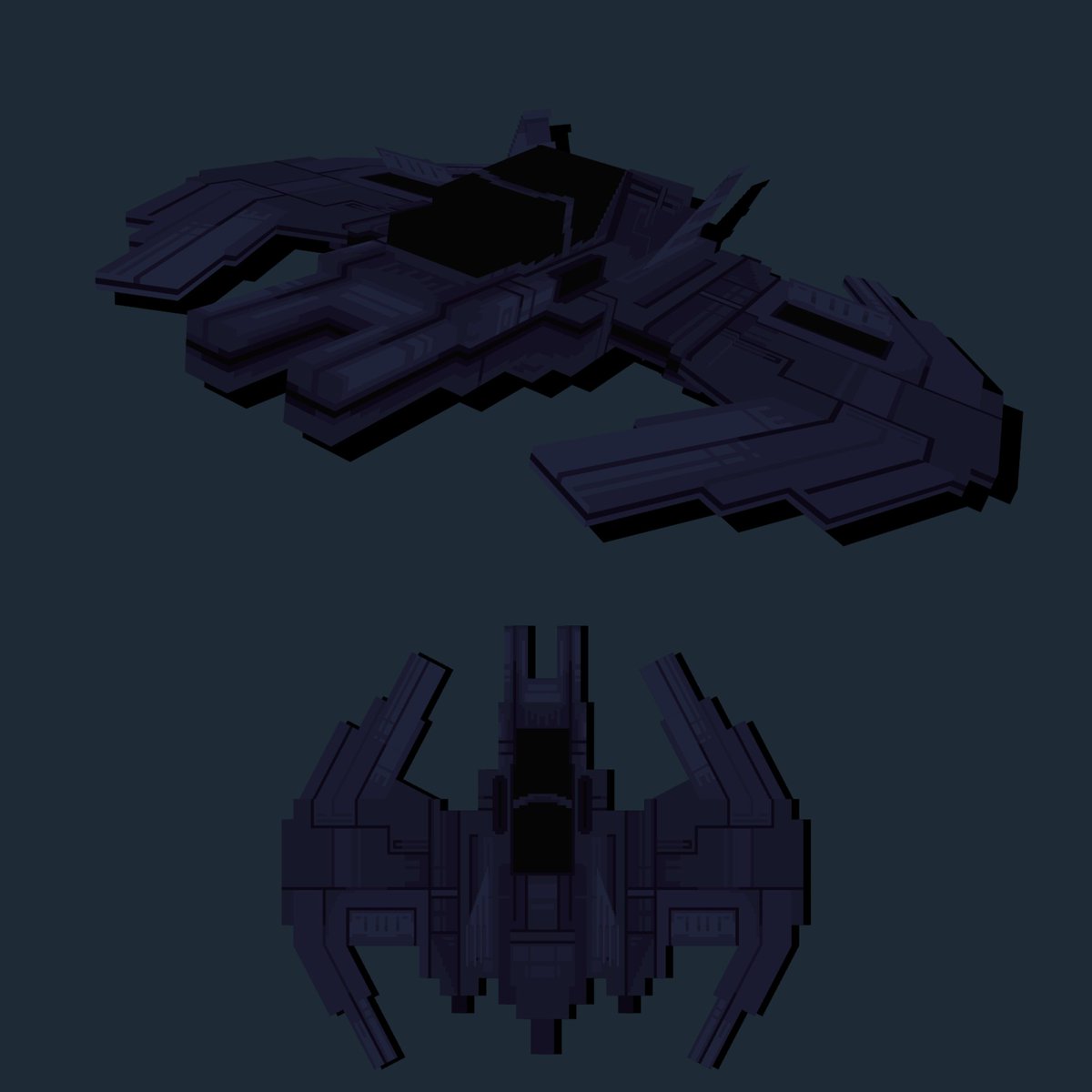 RealSubZero__'s tweet photo. The Batwing - 1989! 
Still in love with the designs from the Burton Films, might try some of the other content from the 89' Comics!
#lowpoly #Minecraft #BlockBench #vehicles #Batman #dccomics https://t.co/zPpz8gd2k6