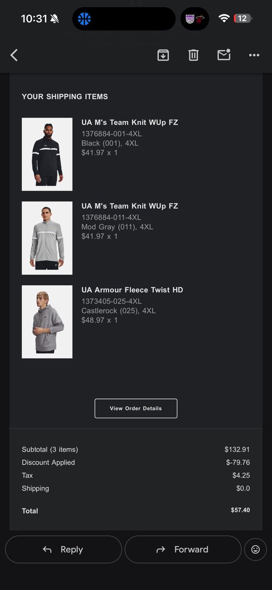 WeebLeveling0's tweet photo. @GlitchedDeals Saved almost $117 dollars when you include free shipping 🔥 https://t.co/Y8URtATbto