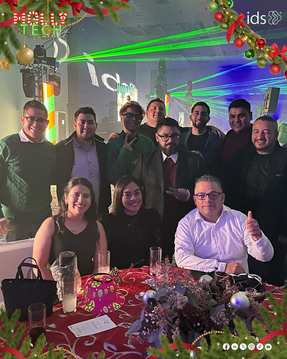 🎁❄️¡Que gran noche tuvimos en nuestra fiesta #HollyTechNight!🎄🎶

Cada risa, cada brindis nos recuerda la importancia de trabajar junt@s.

#FinDeAño #idsUnión #Fuerza #Éxitos #Colaboración #TrabajoEnEquipo #ConectandoTalentoyTecnología
