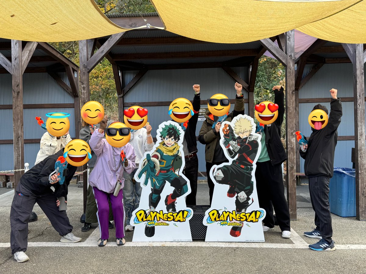 ueDtototo's tweet photo. 先週行ったネスタリゾートのヒロアカコラボ楽しかった〜...
ガンバトルで初めましてのおばあ様たちにボコられてみんなで仲良く記念撮影、
スタッフの人もヒーローのようにあったかい人ばっかりでこの冬一番の思い出になった🥹
次は勝ちたい

#nesta #PLAYNESTA https://t.co/Pnh9rmygEz