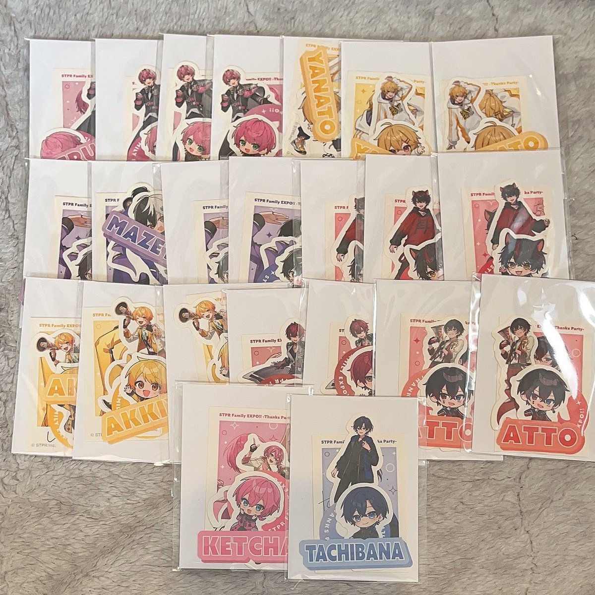 STPR EXPOくじ C賞 ステッカー 交換 求 同種🍓🩵 譲 画像のもの 郵送