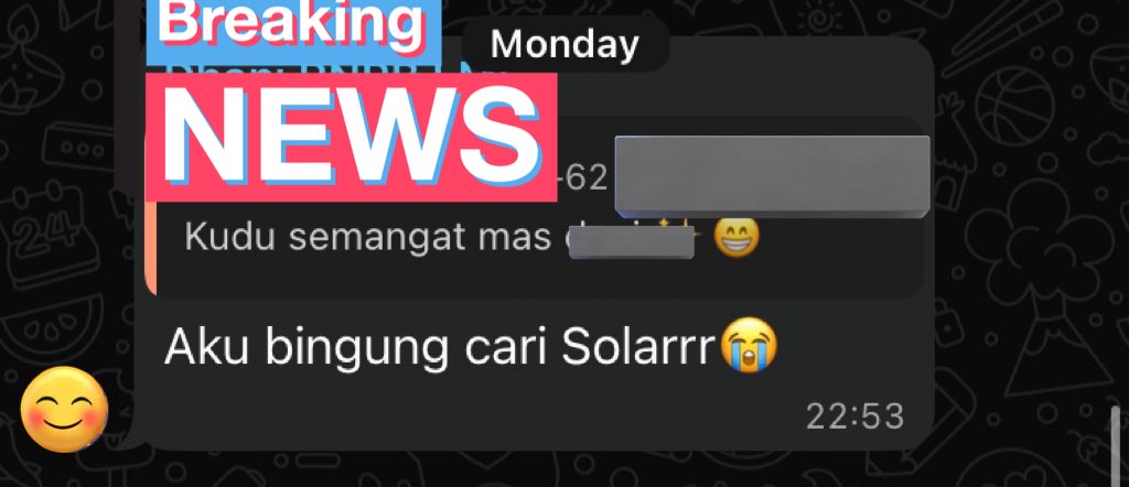 <a href="/giIangmahesa/">Gilang Mahesa</a> sebagai orang yg bisa ngintip ke grup NGO. ini tim senin pagi berangkat dari surabaya, malemnya nyari solar, bawa segala bantuan pakai mobil ke aceh tamiang yg masih blackout total (kondisi jembatan belum ambles)

BISA KALAU EMANG NIAT 🫵
