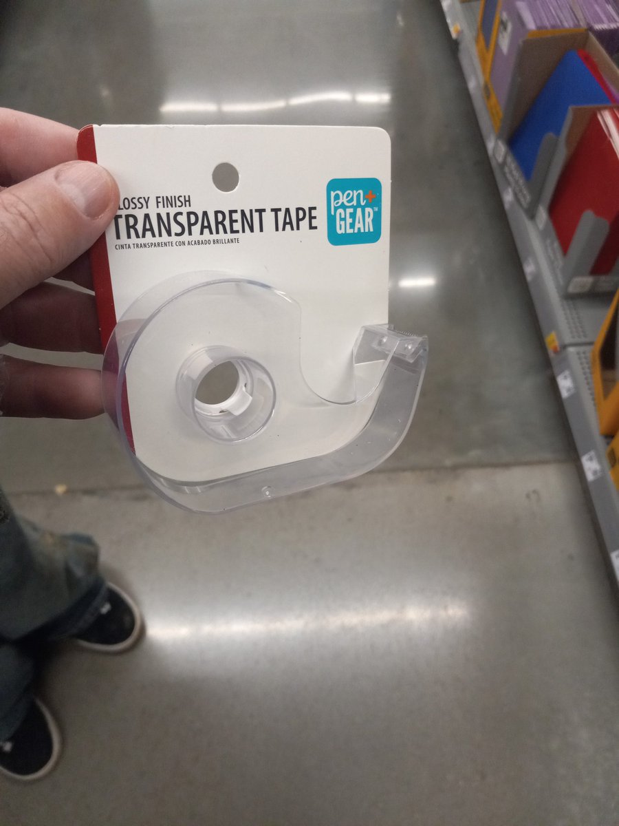 This is the best transparent tape I've ever not seen.