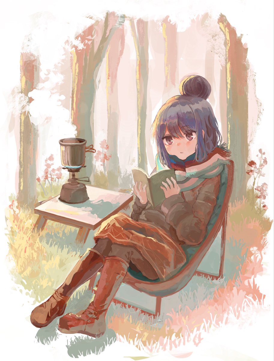 MinamiSuwari's tweet photo. 静かなじかん
#ゆるキャン #志摩リン https://t.co/KvC7q4Bs2q