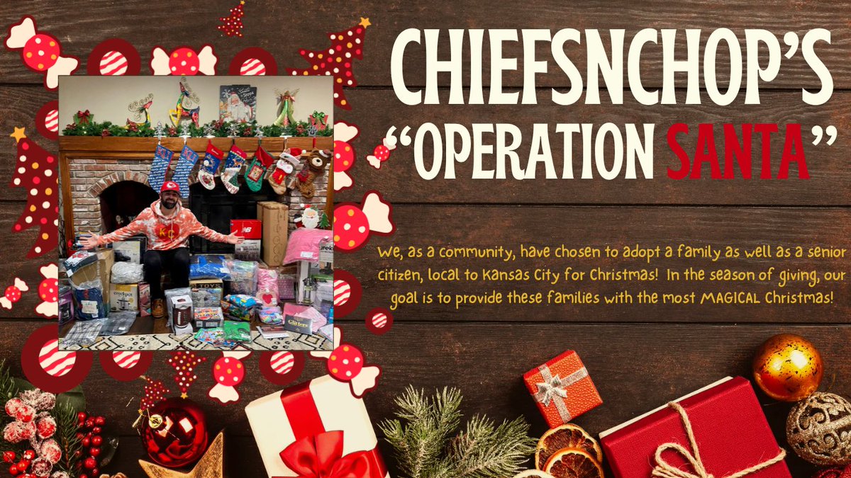 chiefsnchop's tweet image. 🎅💥 OPERATION SANTA IS NOW IN FULL, UNHINGED ACTIVATION MODE 💥🎅

WE launched the MOST chaotic holiday mission Kansas City has ever seen!  Operation Santa, where this community bands together to deliver Christmas so powerful it could knock the beard off Santa himself.  

This…