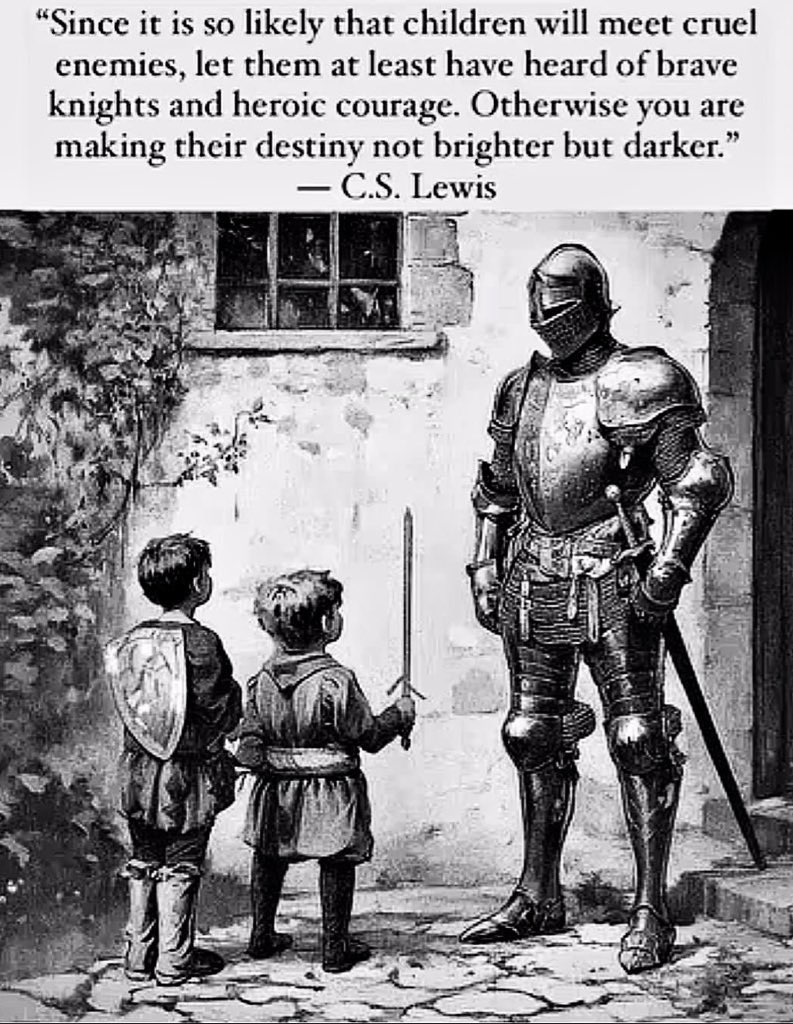 GigaBasedDad's tweet image. CS Lewis gets it